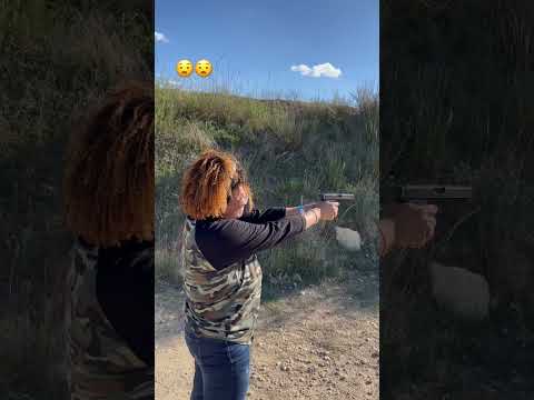 Girlfriend shoots my GLOCK for the first time! ⚡️