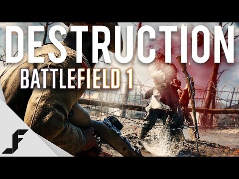 Battlefield 1 : vidéo de gameplay de la destruction