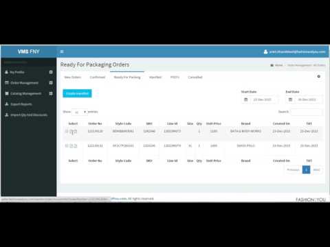 FashionAndYou.com Marketplace Order Management