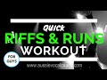 RIFFS & RUNS Vocal Exercises - How to Riff Workout