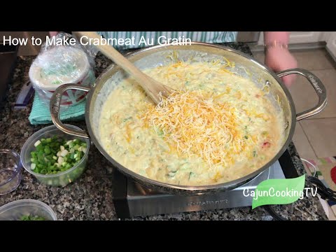 Cajun Cooking TV S1 E8 | How to Make CRABMEAT AU GRATIN | Cooking Made Easy