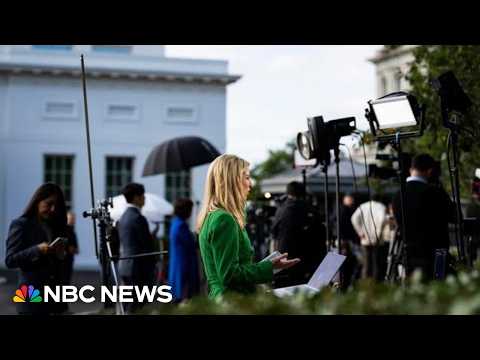 CNN, MS NOW and Politico reporters regain entry to White House