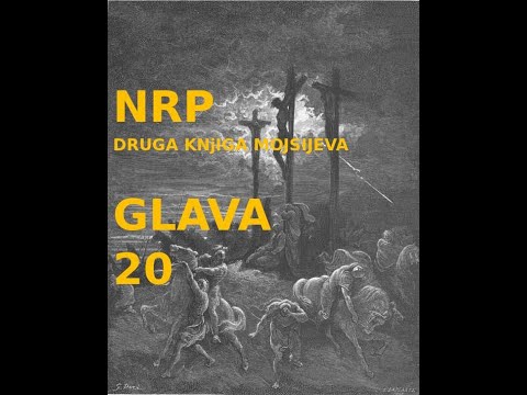 DRUGA KNjIGA MOJSIJEVA(NRP), GLAVA 20