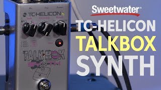 Video thumbnail for TC-Helicon Talkbox Synth Pedal Demo by Sweetwater