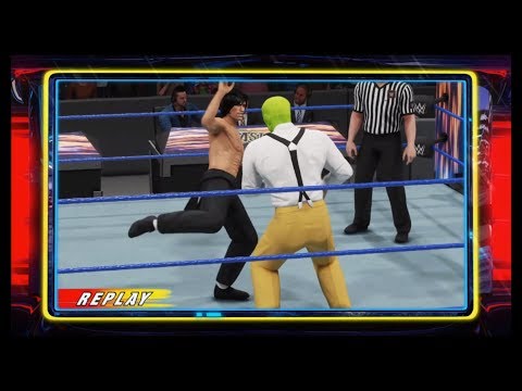 Bruce Lee vs. The Mask (WWE 2k19) - CPU vs. CPU - Epic Battle 💯 🐲 - Dragon Fights 🐉