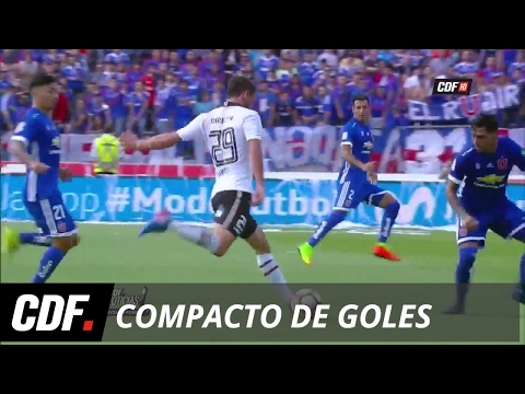 U. de Chile 2 - 2 Colo Colo | 9° Fecha | Torneo Clausura 2016 - 2017 | CDF