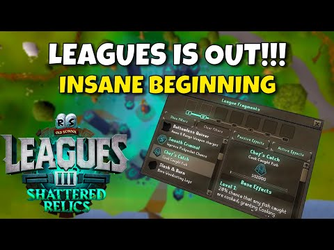 Leagues 3 Shattered Relics is HERE!!! | Day 1 | Starting Strategy, Overview of Relics & Unlocks 🔴