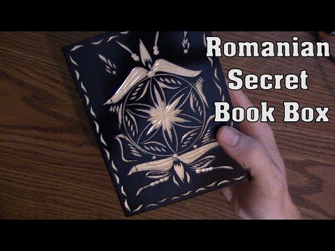 Can I Open a Book? Romanian Secret Book Box
