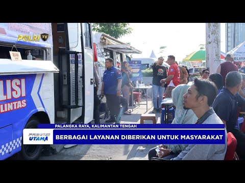 POLDA KALTENG BUKA LAYANAN KEPOLISIAN DI CAR FREE DAY