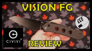 Full Review of the Civivi VISION FG - A Snecx Tan Design - Model# C220036-x