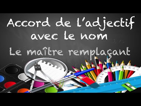 Accord de l’adjectif qualificatif avec le nom