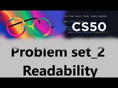 👀CS50'S Readability Problem set_2