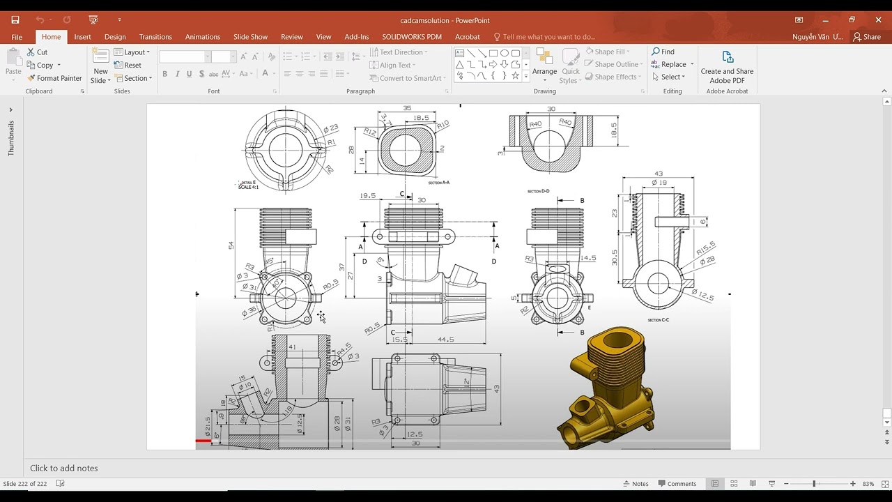 Inventor Tutorial 270 | Inventor Design 3D Model Advanced Designer