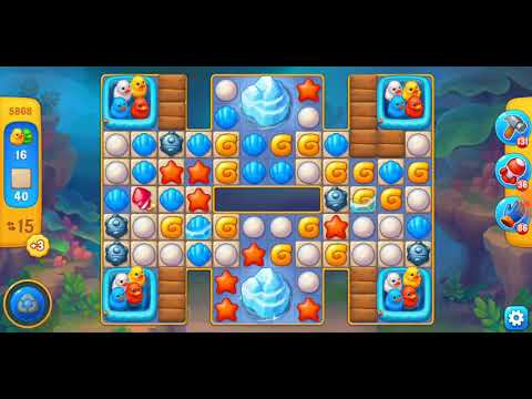 Fishdom. 5868 level no boosters and diamonds