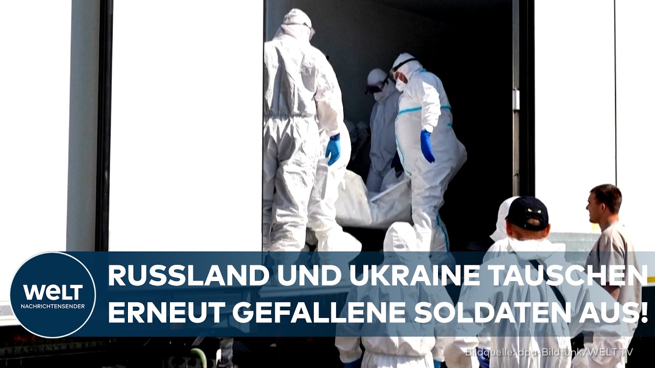 RUSSLAND-UKRAINE-KRIEG: Leichen gefallener Soldaten an Belarus-Grenze ausgetauscht!
