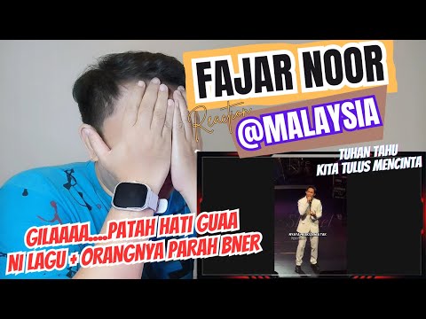 FAJAR NOOR @MALAYSIA - GOD KNOWS WE LOVE EACH OTHER❗REACTION ❗MY HEART IS BROKEN... THIS SONG IS ...