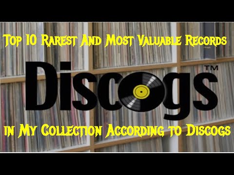 Top 10 Rarest and Most Valuable Records and Vinyl In My Collection According to Discogs!!!!!!!