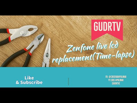 Asus Zenfone live Lcd replacement ( Time-lapse )