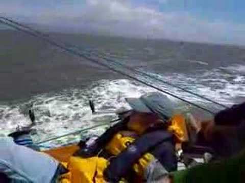 Sailing a Cal 40 on SF Bay