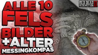 Red Dead Redemption 2 alle 10 Felsschnitzereien + alter Messigkompas - RDR2 Guide Deutsch