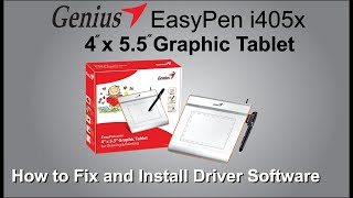 How to fix and install Genius EasyPen i405X download Driver for Windows 7, 8, 10