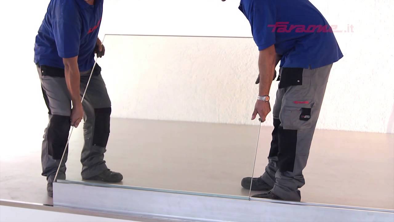 Come si monta Ninfa, la balaustra in vetro