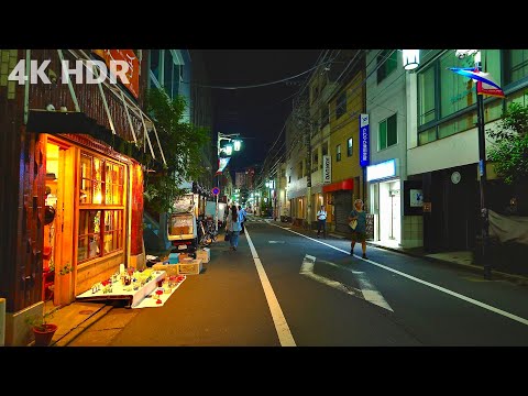 Summer Night Walk in Shibuya’s Residential District | Tokyo, Japan | 4K/HDR