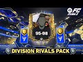 FREE 95-98 OVR TOTS!! MY DIVISION RIVALS STORE PACKS IN FC MOBILE 24!