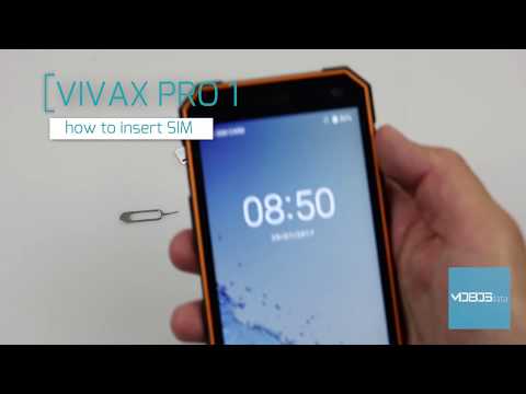 Vivax PRO 1 How to insert SIM card / memory card