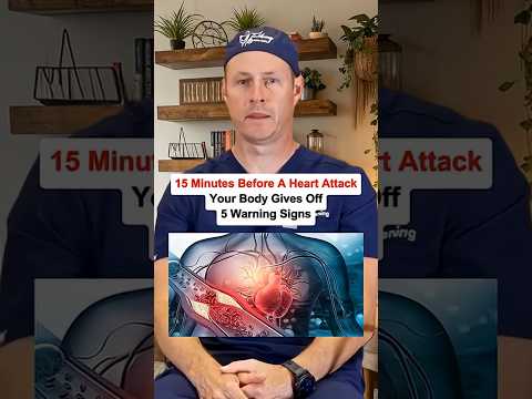 15 Minutes Before A Heart Attack Your Body Gives Off 5 Warning Signs  #health #healthy #healthtips