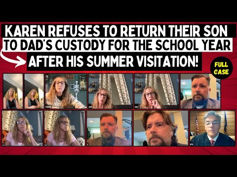 Karen REFUSES To Return Their Son To Dad’s CUSTODY For The School Year After His Summer Visitation!