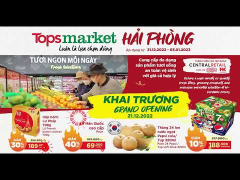 ĐỪNG BỎ LỠ NHỮNG ƯU ĐÃI KHỦNG CỦA TOPS MARKET