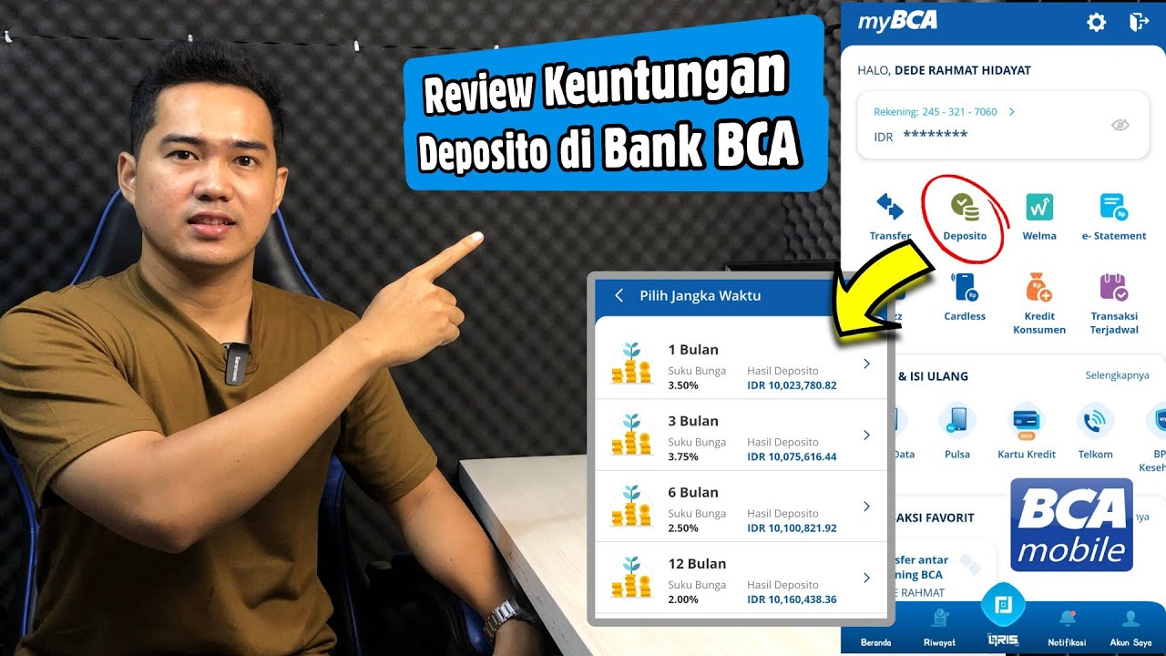 Keuntungan Deposito di Bank BCA | Lumayan Juga