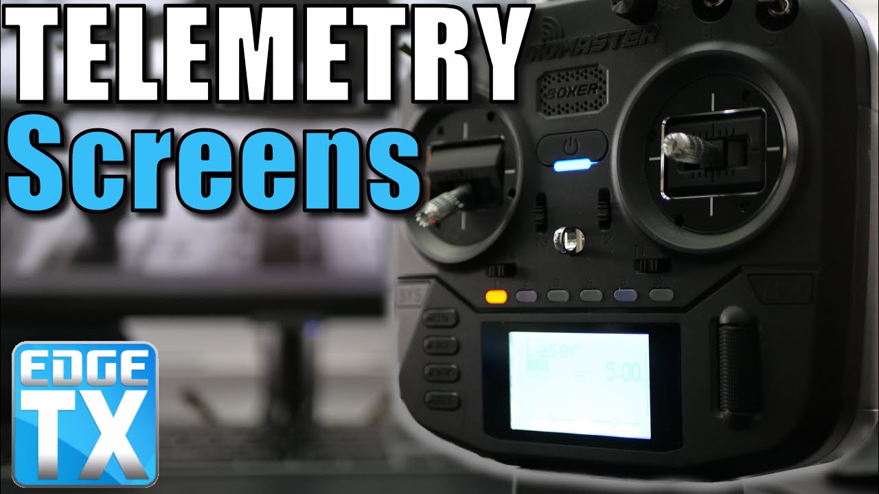 EdgeTX Telemetry Screens on B&W Radios • Radiomaster Boxer and Zorro