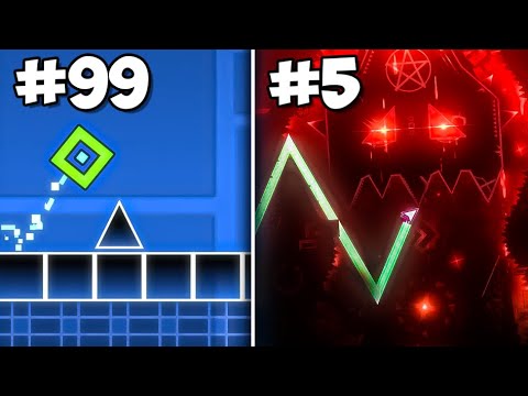 100 HARDEST Things EVER Done in Geometry Dash!