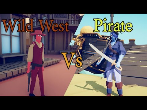 Wild West vs Pirate / Totally Acuratte Batlle Simulator | tabs