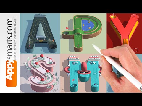 Letters of the Alphabet Play Marble Run (or Golf): Alphaputt - free puzzle game demo (iPad/iPhone) - YouTube