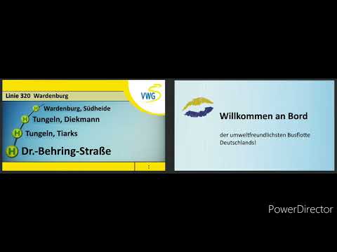 Ansagen Linie 320 -》WARDENBURG ZUH