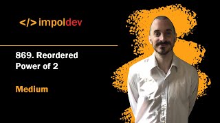 YouTube video 'Reordered Power of 2 | LeetCode 869 - Python'