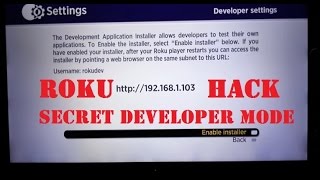 Roku Tricks Hack: How To Unlock Developer Apps Install Mode