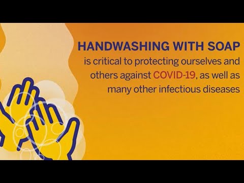 Handwashing with soap is the first line of defense against COVID-19