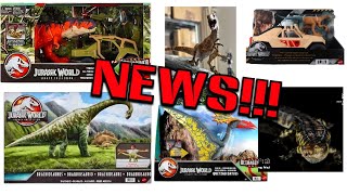 NEWS!!! New Mattel Tyrannosaurus, Quetzalcoatlus, Brachiosaurus & more revealed!!!