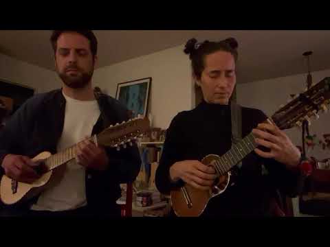 Icaro Mariri - charango student with charango teacher