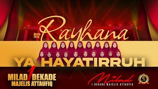 Download lagu Penampilan Spesial NASYID PUTRI RAYHANA | YA HAYATIRRUH | MILAD 1 DEKADE MAJELIS ATTAUFIQ 2025 mp3