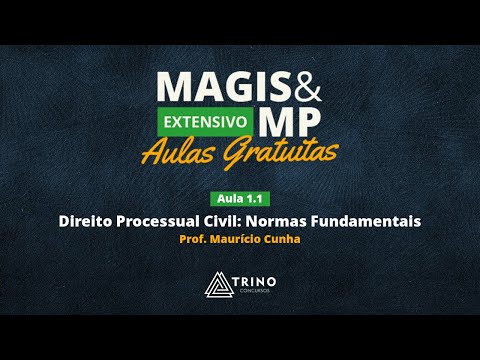 Aula 1.1 – Direito Processual Civil: Normas Fundamentais - Prof. Maurício Cunha