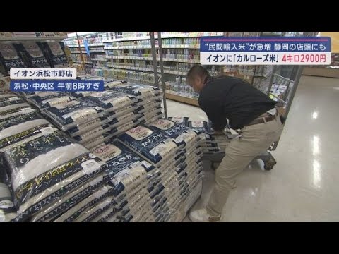YouTube Video 【コメ最新情報】イオンがアメリカのカルローズ米の販売を開始 富士宮の米穀店は10トンの随意契約を申請
