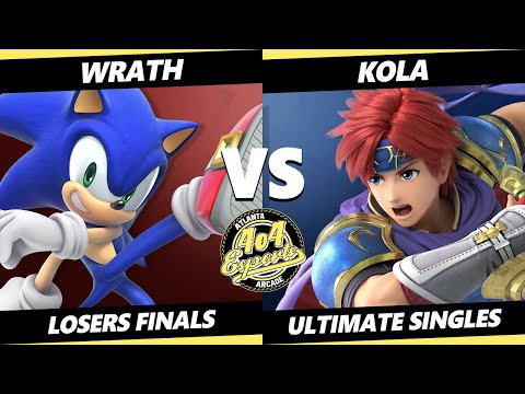4o4 Smash Night 36 Losers Finals - Kola (Roy) Vs. Wrath (Joker, Sonic) SSBU Ultimate Tournament