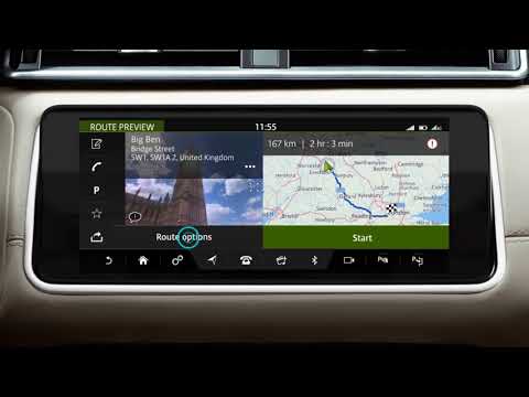 Range Rover Velar 18MY | Touch Pro Duo Navigation - Entering a destination