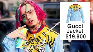 LIL PUMP OUTFITS IN GUCCI GANG / ESSKEETIT / MUSIC VIDEO [LIL PUMP CLOTHES]
