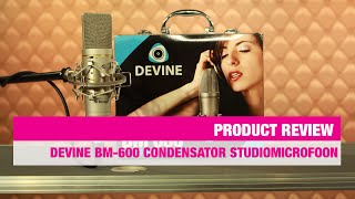 Video thumbnail for Devine BM-600 Grootmembraan Condensator Studiomicrofoon Review | Bax Music by Bax-shop | Bax Music Goes